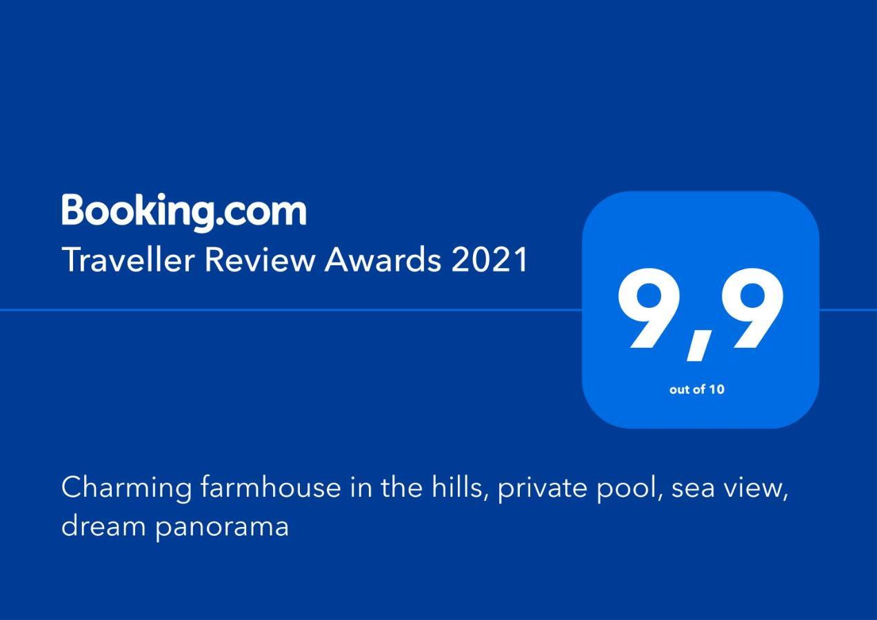 Charming Farmhouse In The Hills, Private Pool, Sea View, Dream Panorama Camaiore Buitenkant foto