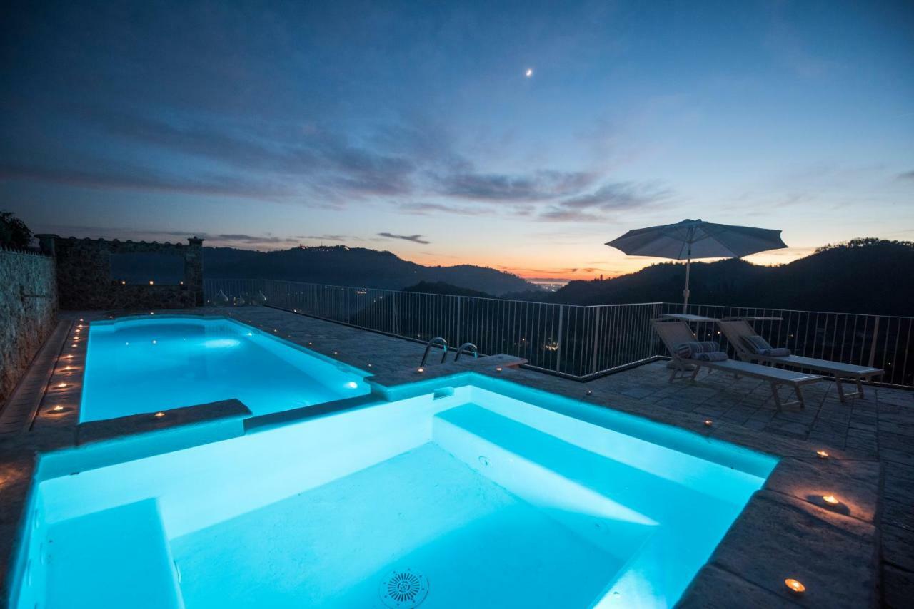 Charming Farmhouse In The Hills, Private Pool, Sea View, Dream Panorama Camaiore Buitenkant foto
