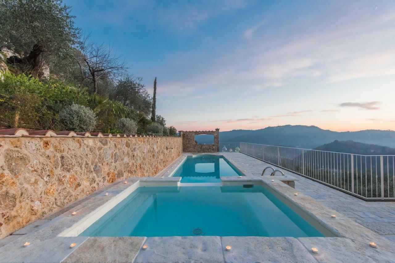 Charming Farmhouse In The Hills, Private Pool, Sea View, Dream Panorama Camaiore Buitenkant foto
