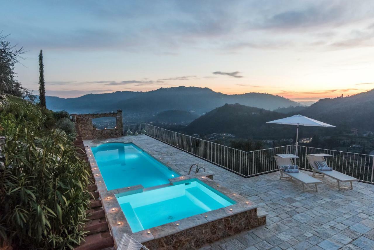 Charming Farmhouse In The Hills, Private Pool, Sea View, Dream Panorama Camaiore Buitenkant foto