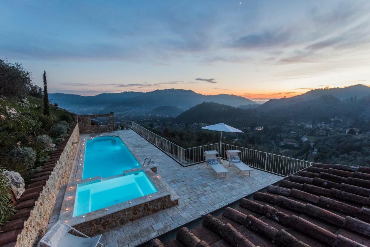 Charming Farmhouse In The Hills, Private Pool, Sea View, Dream Panorama Camaiore Buitenkant foto