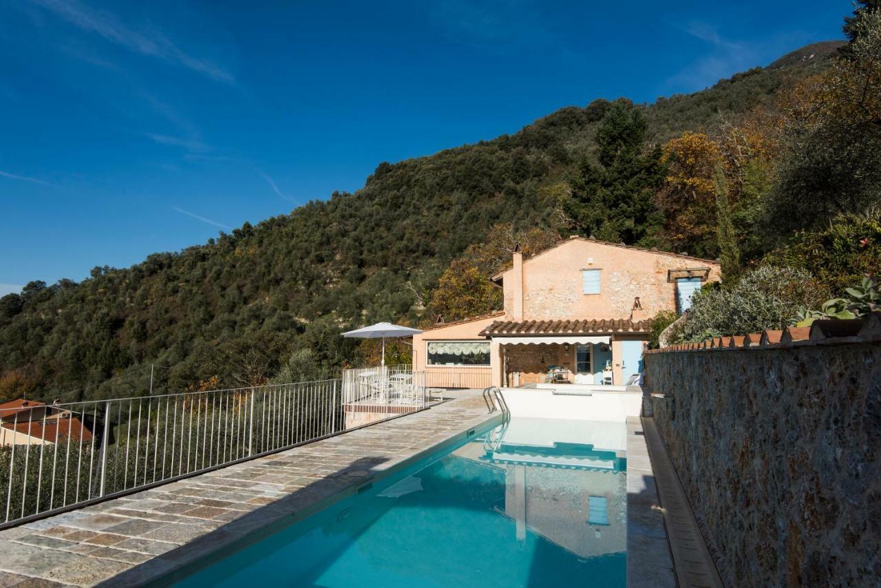 Charming Farmhouse In The Hills, Private Pool, Sea View, Dream Panorama Camaiore Buitenkant foto